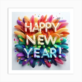 Happy New Year 1 Art Print