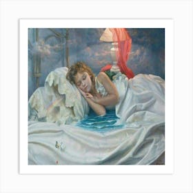 Dream Of A Little Girl Art Print