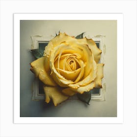 Yellow Rose 1 Art Print