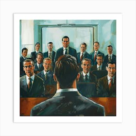 Courtroom Art Print