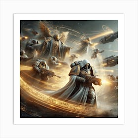 Space Marines 9 Art Print