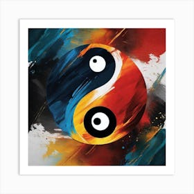 Yin Yang 79 Art Print