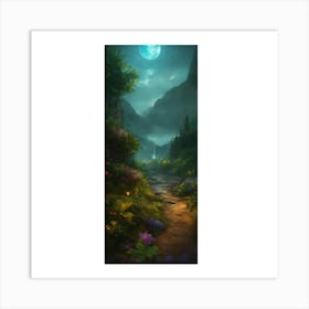 Path In The Forest Art Print