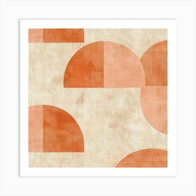 Abstract Orange Art Print