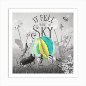 It Fell From The Sky Book Cover Art Print