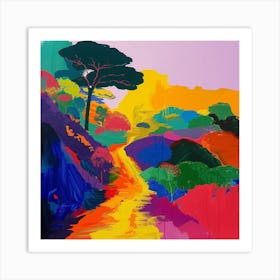 Abstract Travel Collection Central African Republic Art Print