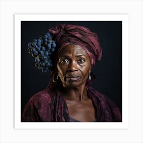 Portrait Of An African Woman Art Print