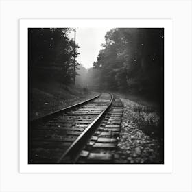 Train Tracks Art Print