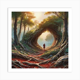 Forest Path Art Print