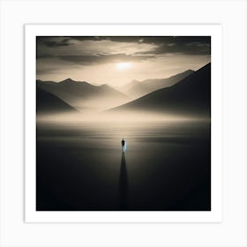 Light In The Mist Art Print