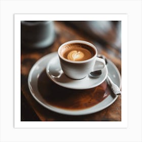 Latte Art Art Print