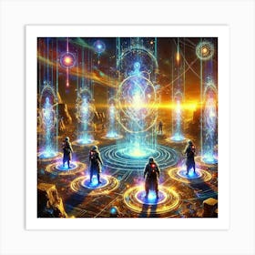 A Vivid Depiction Of The Anomaly Mitigation Abilit Art Print