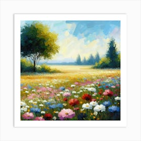 Meadow Of Flowers Art Print