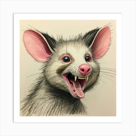 Opossum 3 Art Print