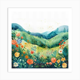 Summer Landscape 008 Art Print