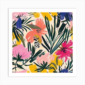 Floral Pattern 9 Art Print