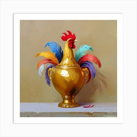 Golden Rooster 1 Art Print
