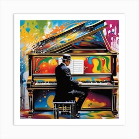 Jazz Piano Art Print