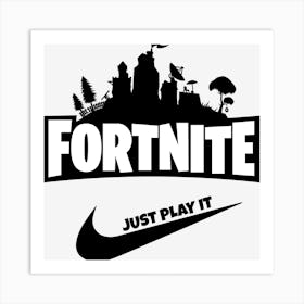 Fortnite Logo Art Print