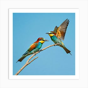 Bee Eaters Art Print