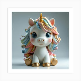 Unicorn 105 Art Print