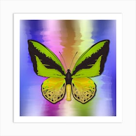 Techno Mechanical Butterfly The Goliath Birdwing Ornithoptera Goliath Natural Art Print