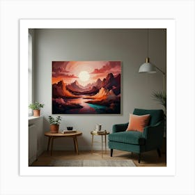 Sunset Art Print