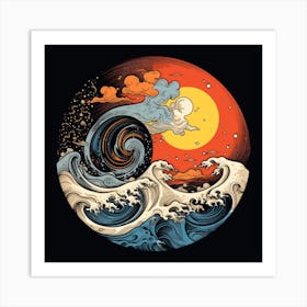 Great Wave 16 Art Print