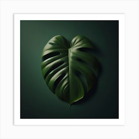 Monstera Leaf 2 Art Print