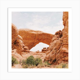 Desert Arch Scenery Art Print