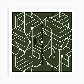 Geometric Pattern 13 Art Print