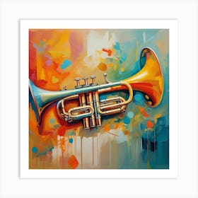 Trumpet Painting Art Print