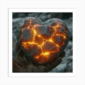 Heart Of Stone 1 Art Print