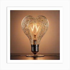 Classical Light Bulb 1 Art Print