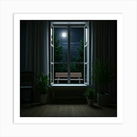 Room With A Window Art Print