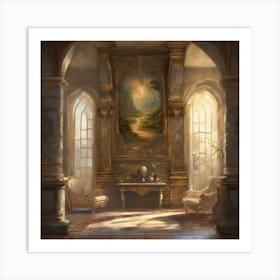 Room In A Castle 12 Art Print