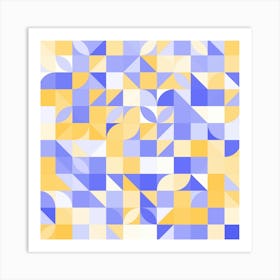 Abstract Geometric Pattern 4 Art Print