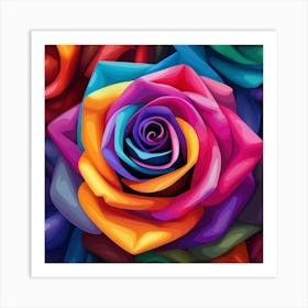 Colorful Roses 13 Art Print