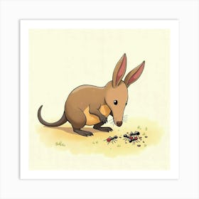 Kangaroo 7 Art Print