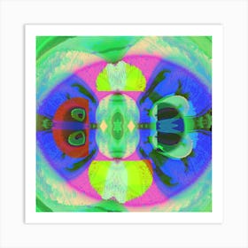 Psychedelic Owl 1 Art Print