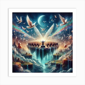 Heavenly Choir Art Print