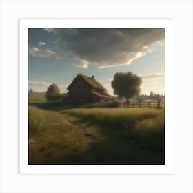 House In The Countryside 7 Art Print