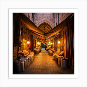 Souks Of Morocco Art Print