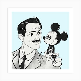 Mickey Mouse 3 Art Print