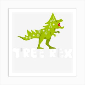 Tree Rex Christmas Xmas X Mas Men Women Art Print