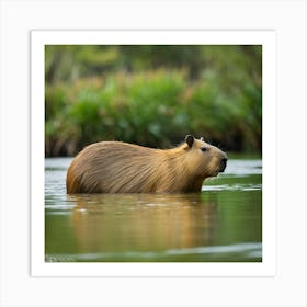 Capybara Art Print