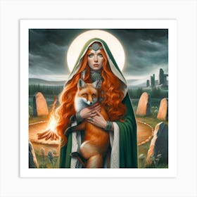 Brigid and the Fox Art Print