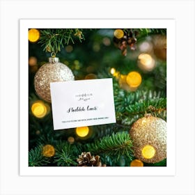 Christmas Card 15 Art Print