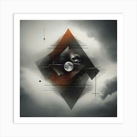 Abstract Painting Balance 1 Art Print