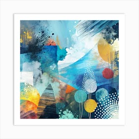 Abstract Painting 25 Art Print